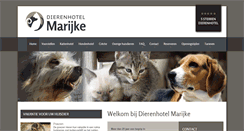 Desktop Screenshot of dierenhotelmarijke.nl